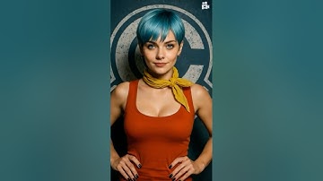 Bulma From Anime To Real #youtube #shorts #bulma #dragonball #aigenerated #aiart #trending #funny