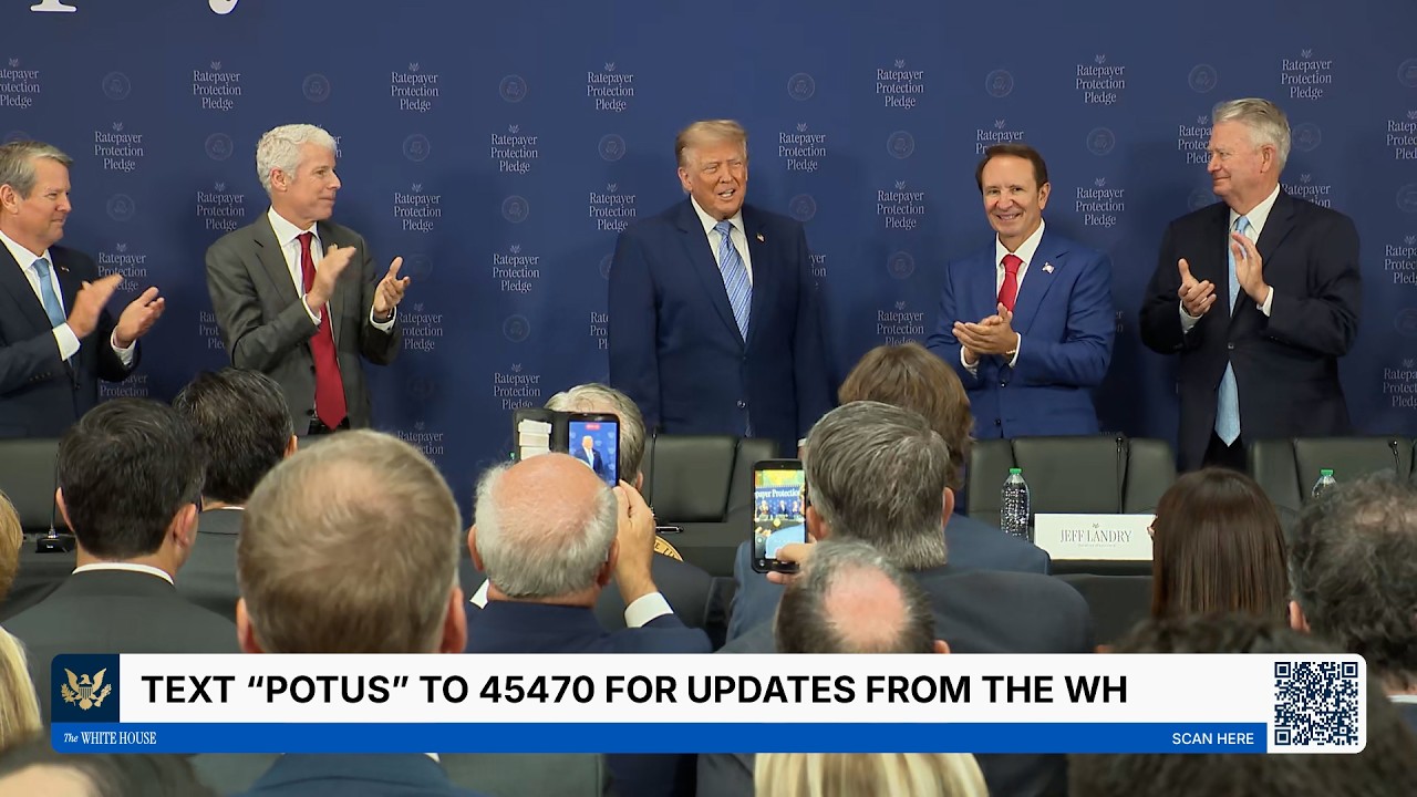 President Trump Makes an Announcement on the Ratepayer Protection Pledge