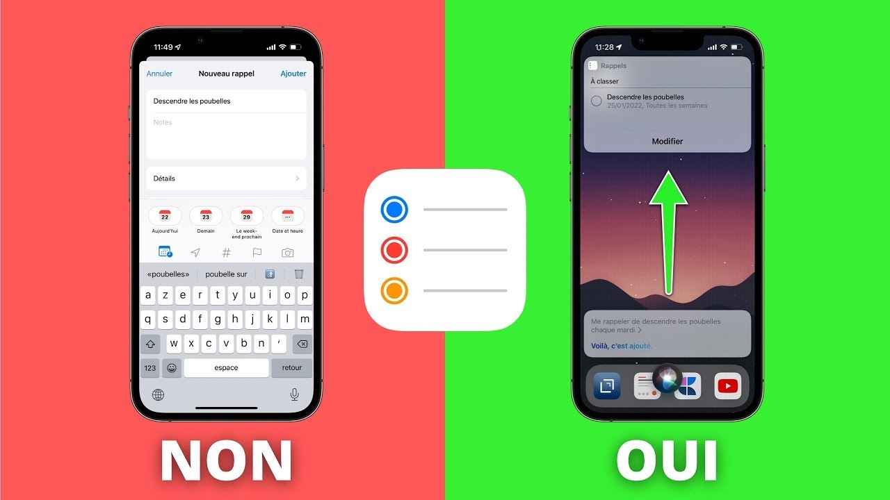 Comment MIEUX Utiliser RAPPELS pour GAGNER du TEMPS (iOS 15) - YouTube