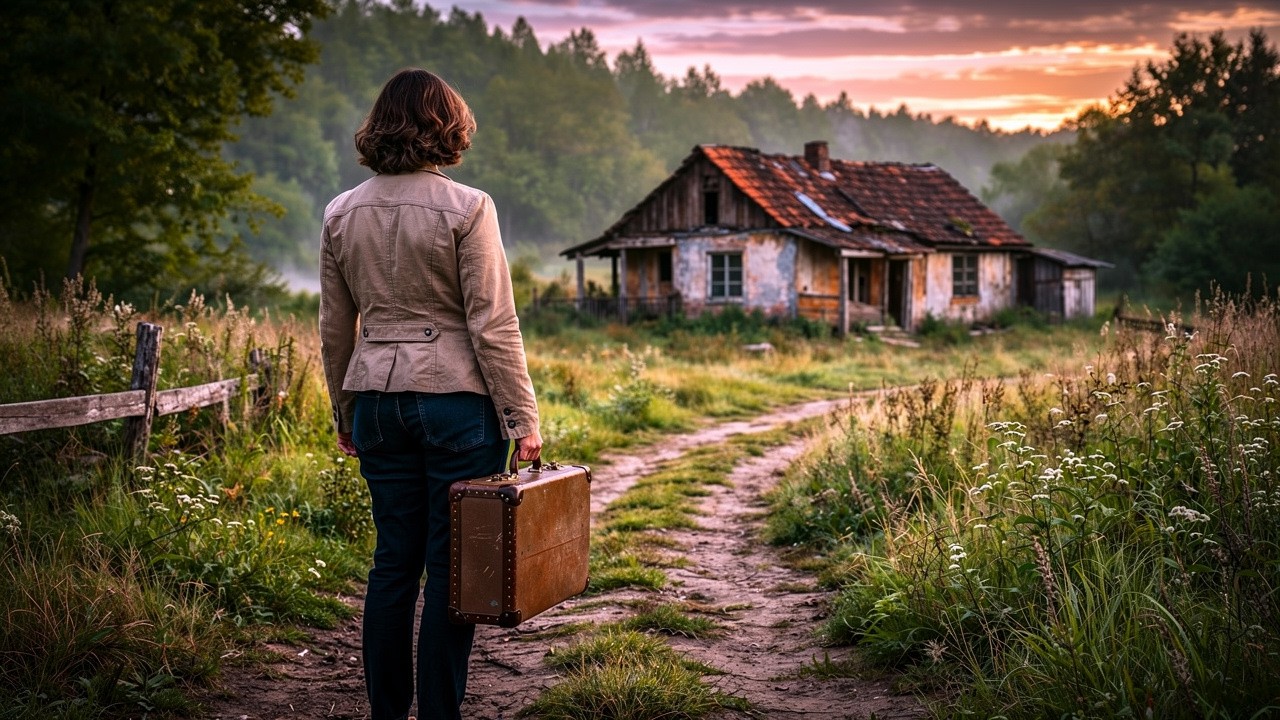 EXPULSA DE CASA GRÁVIDA PELA MADRASTA, ELA ENCONTROU UM SÍTIO ESQUECIDO… E ALI TUDO COMEÇOU A MUDAR
