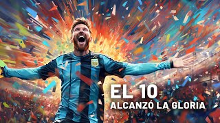 MESSI: EL 10 QUE ALCANZÓ LA GLORIA  #messi