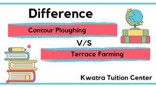 Difference Between Terrace farming and Contour Ploughing. Class 10 Geography Important Difference