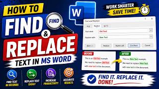 How to Find and Replace Text in Microsoft Word | Easy Step-by-Step Tutorial