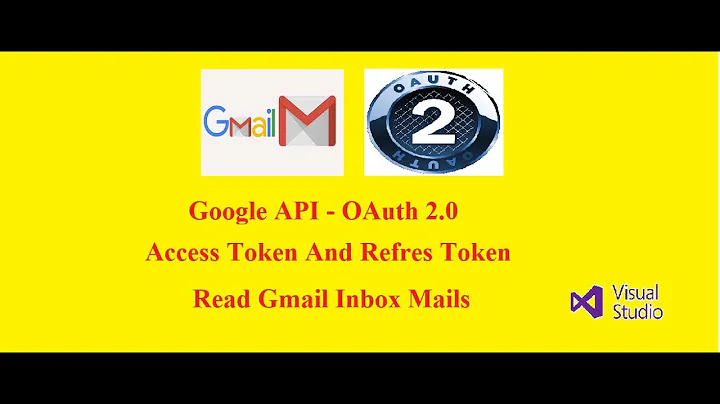 Google API with OAuth 2.0 Access Token And Refresh Token Read Inbox Mail using C# MVC