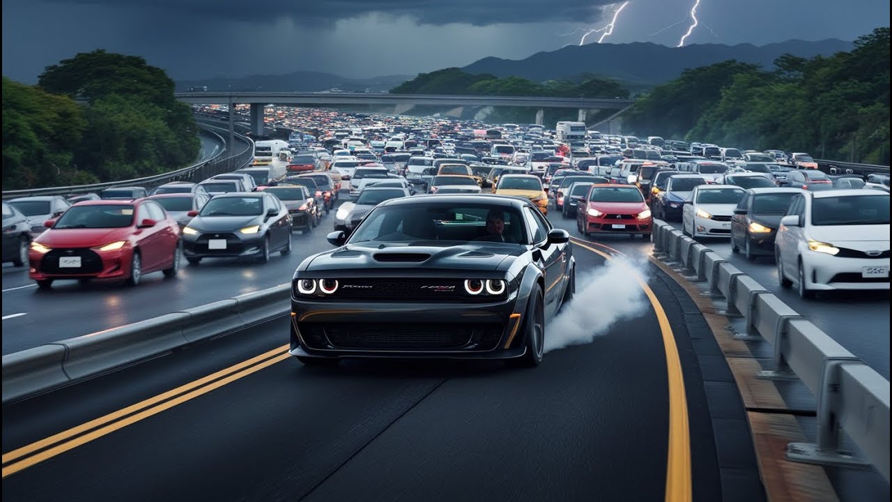 717BHP Dodge Challenger SRT Hellcat 2020 Full Send On Shutoko Storm - Assetto Corsa