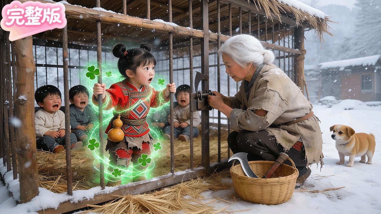 上山尋親！窮老太意外從籠中救下一個被賣的村丫頭！不料竟是下凡渡劫的錦鯉饕餮！輕輕一碰治好絕症兒子的瘸腿！空糧倉瞬間黃金萬兩！人生從此逆襲！#热门短剧 #drama #chinesedrama