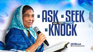 ASK • SEEK • KNOCK | Stella Dhinakaran | Jesus Calls
