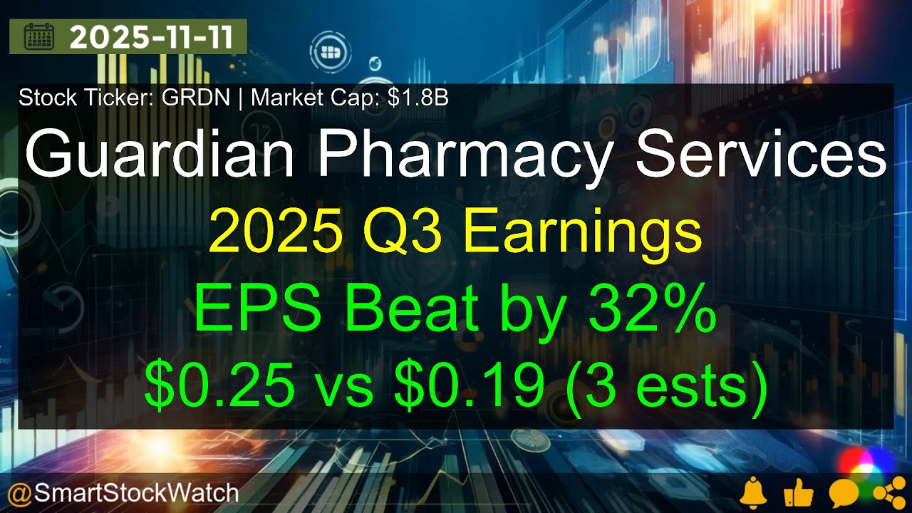 Guardian Pharmacy Services (GRDN|$1.8B) - 2025 Q3 Earnings Analysis