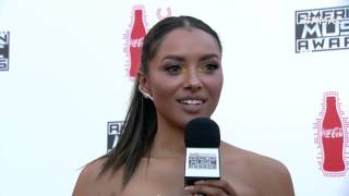Kat Graham Red Carpet Interview - AMAs 2015