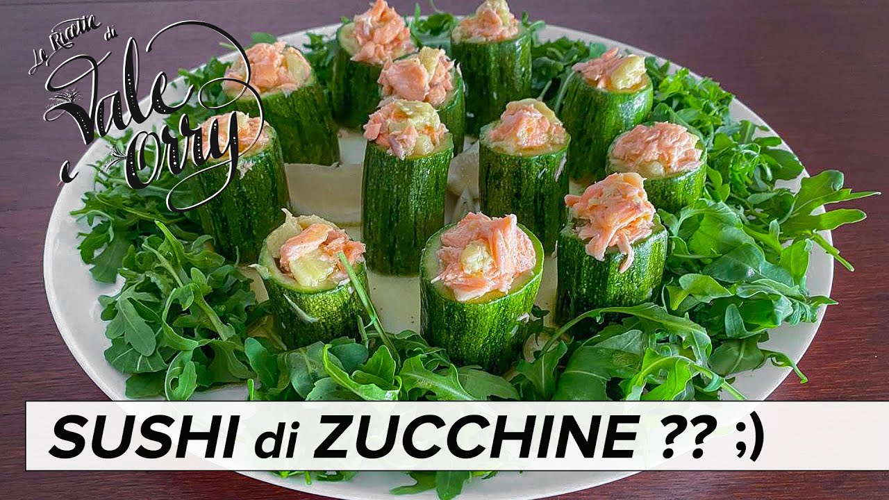 SUSHI di ZUCCHINE | Non è SUSHI ma ti farà impazzire 🤯 | La nostra ricetta segreta con le ZUCCHINE!”