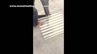 How to: Cut Corrugated Width | Metal Roofing Online