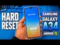 Hard Reset Samsung Galaxy A34 | Quitar Patrón, PIN o Contraseña Fácil