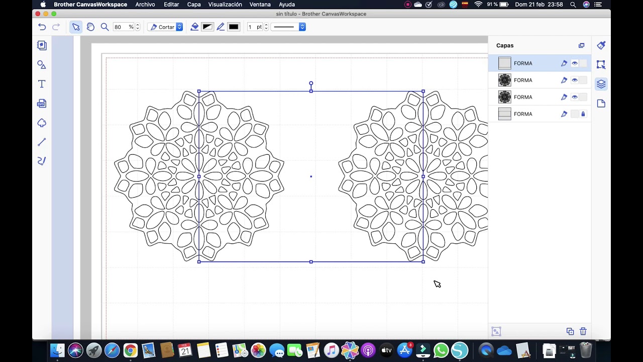 Cómo hacer invitación calada en CanvasWorkspace