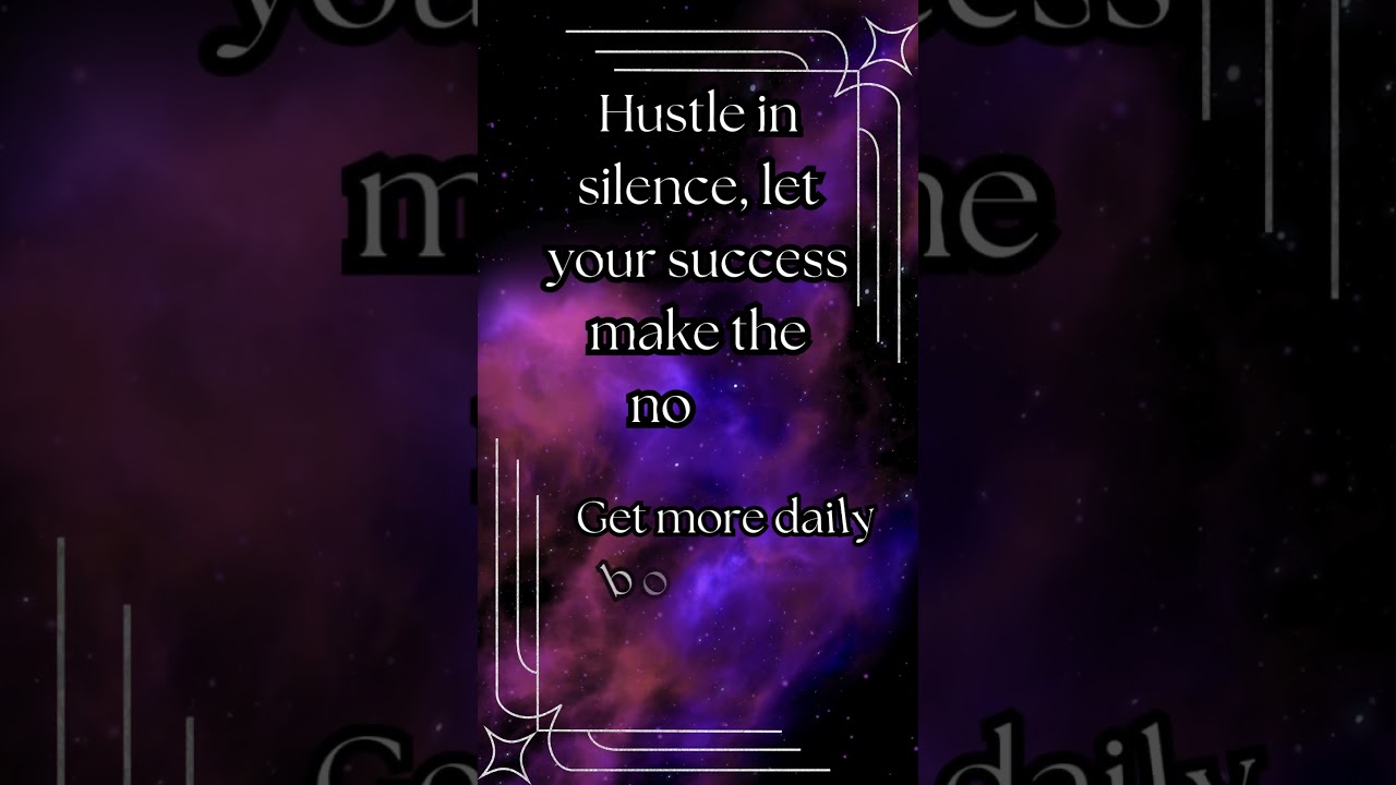 Hustle Quietly! 🔥 Ecommerce Motivation 2025