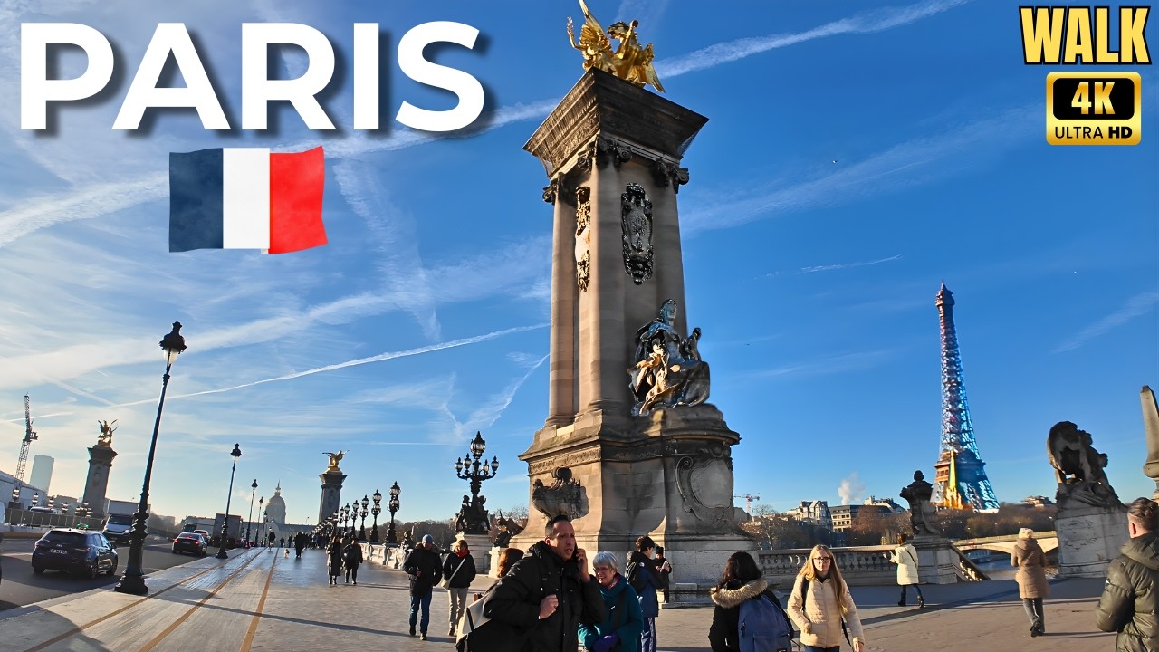 Paris France 4K Autumn Walking Tour 🇫🇷 Real Paris Streets, No Music | Parisian Lifestyle Walk