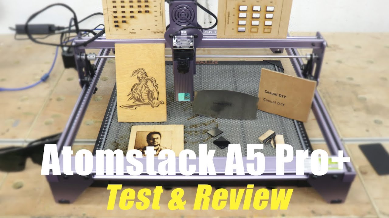 Atomstack A5 Pro Laser Engraver Review, Livestream
