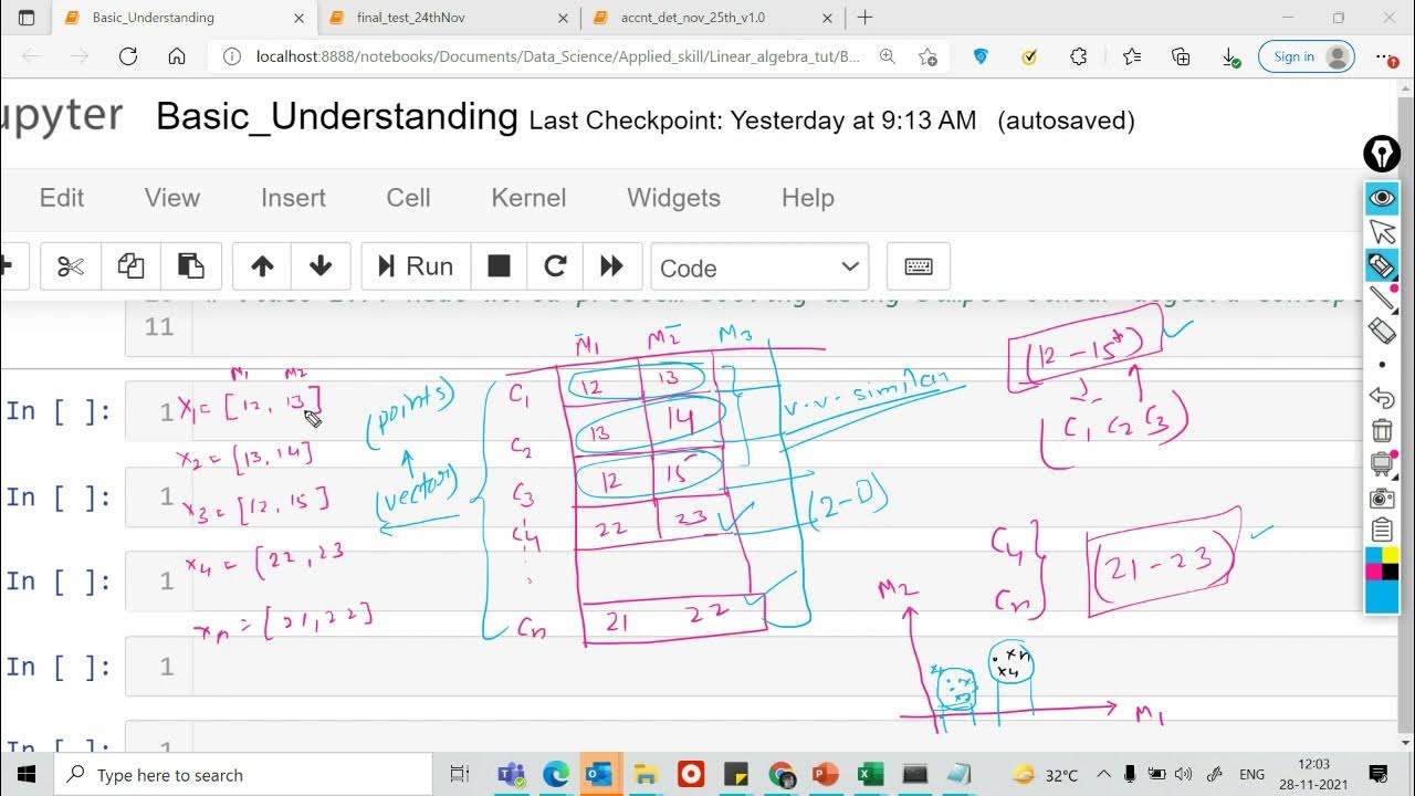 Data Science || Linear Algebra 1.0 || Problem#1 || Importance of Linear ...