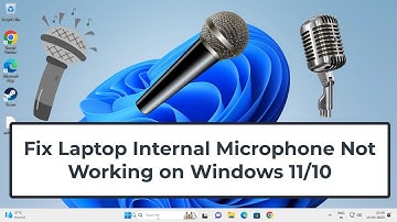 Fix Laptop Internal Microphone Not Working on Windows 11/10