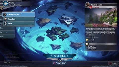 Dauntless PS4 - Rockfall Skarn Behemoth