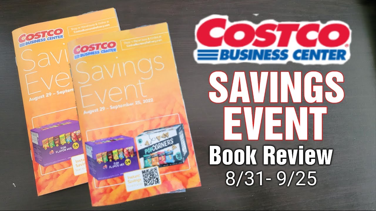 COSTCO BUSINESS CENTER Savings Event Coupon Book Review for SEPTEMBER