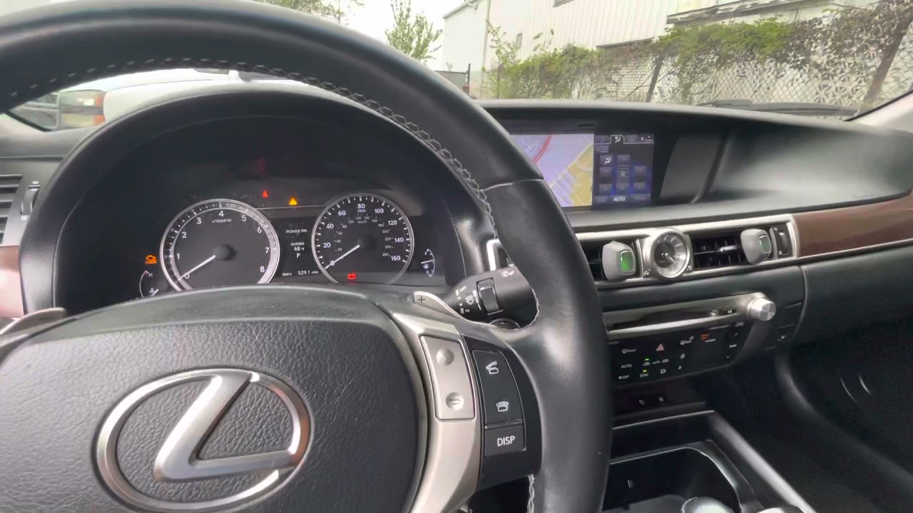 2014 Lexus GS350 maintenance light reset