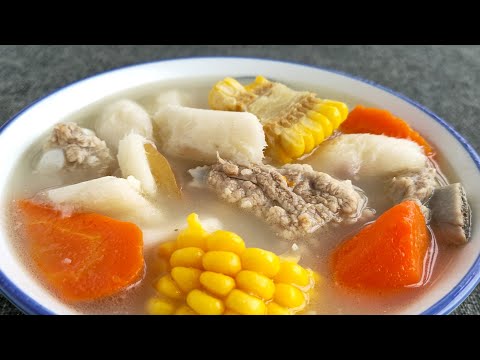 燉排骨湯，切記不要直接下鍋燉，多加一步，肉嫩湯鮮，好喝又營養Corn Rib Soup