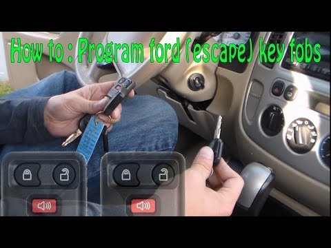 How to : Program ford (escape) key fobs