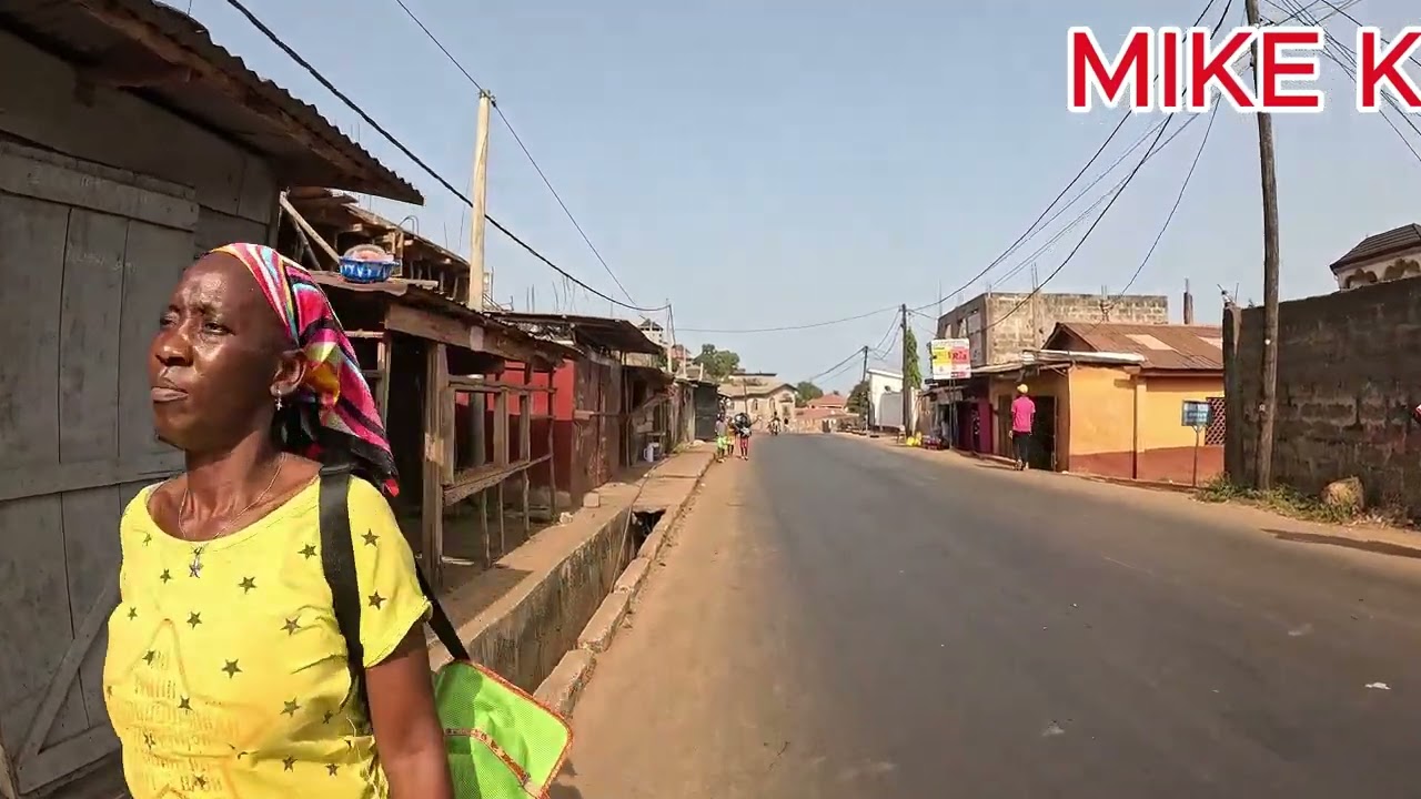 FREETOWN SIERRA LEONE! TOUR OF BOAMA ROAD AND MATCHEM FREETOWN PENINSULA