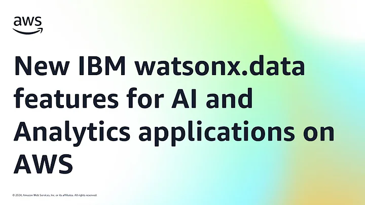 New IBM watsonx.data features for AI and Analytics applications on AWS | Amazon Web Services