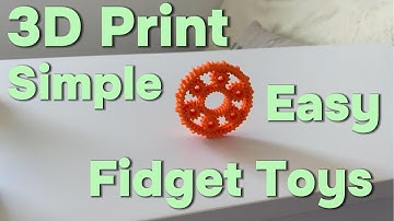 3D Printing Simple and Easy Fidget Toys! #compilation #3dprinting #bambulab