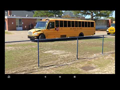 Viewing the Lillian Black Elementary School bus lot