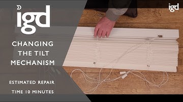 Wooden Blinds Direct: How to change a tilt mechanism