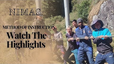 MOI Course Highlights | NIMAS | Method of Instruction