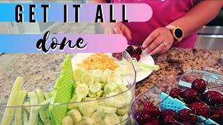 GET IT ALL DONE || PRODUCTIVE DAY || SAMS CLUB GROCERY HAUL || FOOD PREP || CAMPING PREP