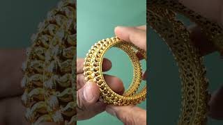 Handmade pure silver gold plated thoda design!
