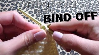 HOW TO KNIT - BIND OFF/CAST OFF