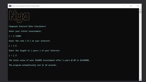 Compound Interest Calculator in C# with source code | Source Code & Projects