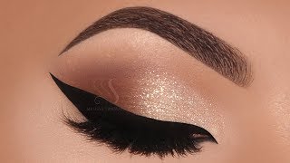 CHAMPAGNE GLITTER Makeup Tutorial | Melissa Samways