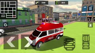 Jogo de Ambulância - Van da Polícia no Resgate de Emergência #3 screenshot 1