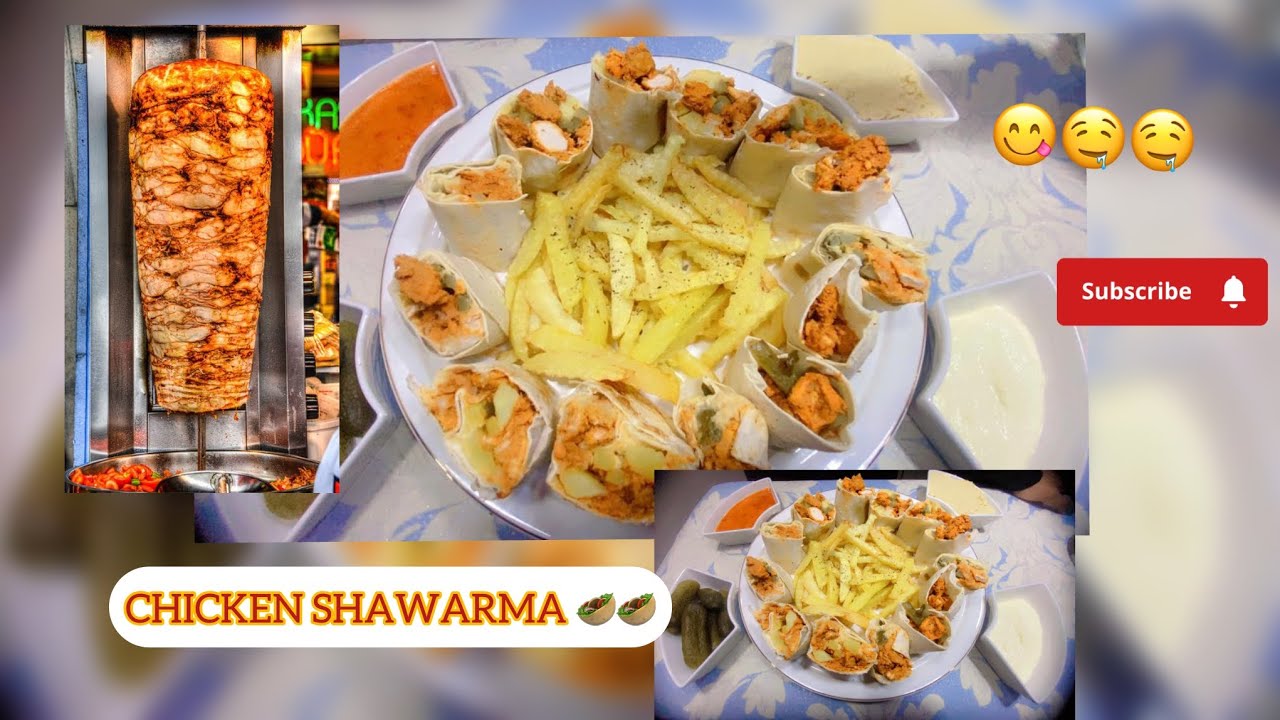 LEBANESE CHIKEN SHAWARMA RECIPE | EASY AND DELICIOUS SHAWARMA RECIPE