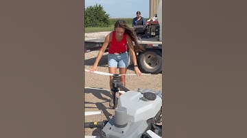 The difference between a regular & agriculture drone is INSANE👩‍🌾DJI Agras T50 🎬 @LauraFarms