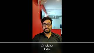 Alumni Tsa Interview With Vamsidhar From India Technostruct Academy