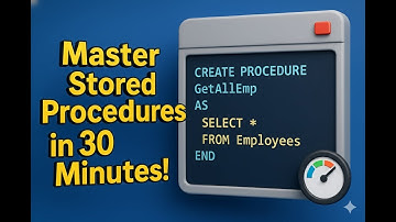 Master Stored Procedures in SQL Server in 30 minutes! #sqlserver #foryou  #trending #viral