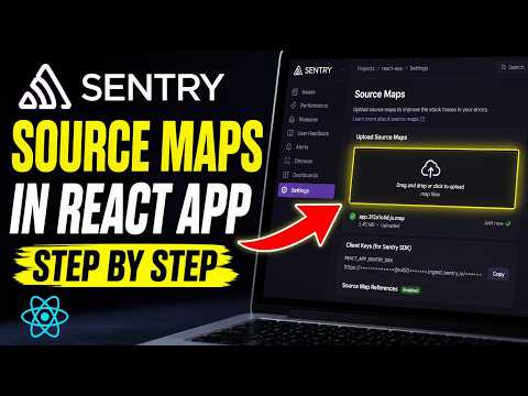 How to configure Sentry for source maps in a React app - Step By Step
