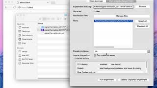 ReproZip Jupyter Extension - Unpacking with the GUI