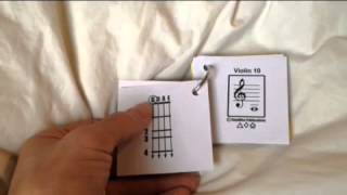 Notes and Fingerings with Violin & Viola Flashcards!