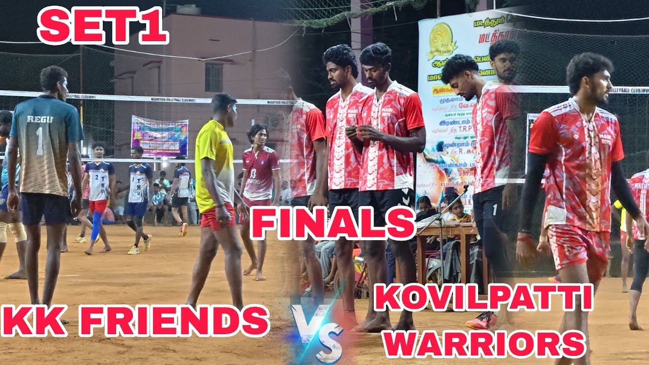 Set1❗ KOVILPATTI WARRIORS 🆚 kk friends ❗ finals 