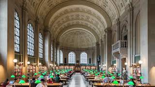 Boston Public Library Background Noises for Studying