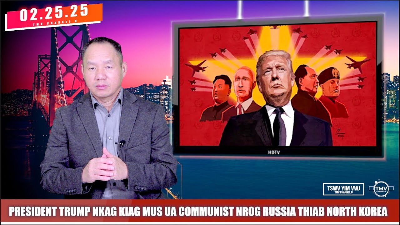 PRESIDENT TRUMP NKAG KIAG MUS UA COMMUNIST NROG RUSSIA THIAB NORTH kOREAN 02-25-25