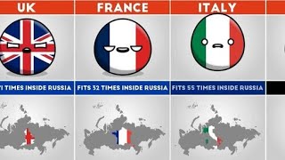 Russia vs Europe Size Comparison – The Results Are Insane! 🌍
